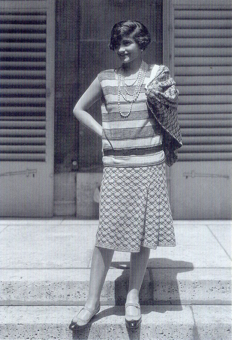Comfortable clothing & Short skirts Coco was known for her creating her shorter length skirts, 14-16 inches shorter, than the time period than had ever been seen before She used a jersey fabric that