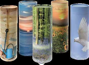Themed picture tubes are created from over 90% recycled materials and are biodegradable, making them