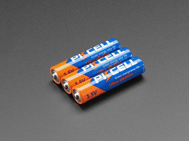 Alkaline AAA batteries - 3 pack $1.