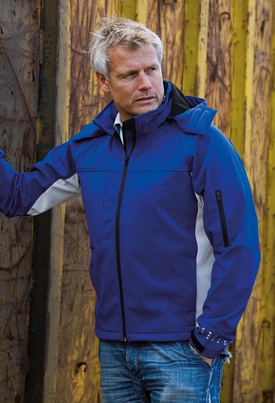 Soft Shell 00 009 00 Breathable, waterproof soft shell fabric is one of the technical qualities that has gradually made its mark in workwear.