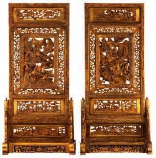 cm 600-800 LOT 501 A set of four Oriental nesting tables, in exotic hardwood