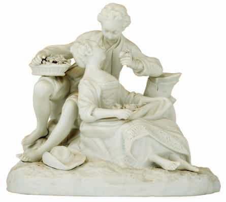 riding his donkey, 19thC, probably a Samson copy of a Meissen group, the decorator s signature