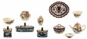 Pellerin, bronze mount, H 22,5 cm LOT 613 A Sèvres jardiniere with bleu céleste ground and the roundels polychrome painted with gallant scenes signed Cartin, the reverse with