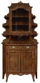 cabinet with floral marquetry, H 230 - W 153 - D 70 cm 600-800