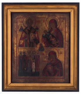 LOT 830 A North-Russian icon depicting a Saint