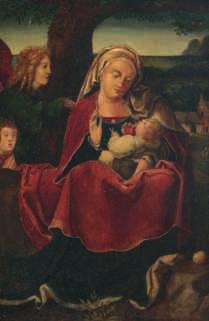 cradled panel, 16thC (probably by a Bruges studio), 61,3 x 79,6 cm