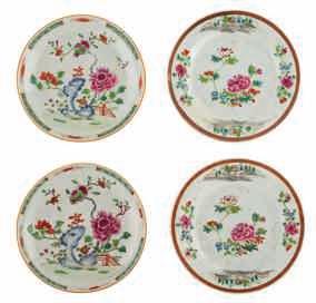 LOT 158 A Chinese famille rose deep plate, decorated with