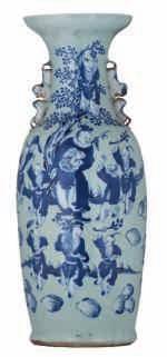 the roundels with court scenes; added a ditto vase, decorated with an animated scene with ladies;