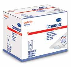 Cosmopor Advance Island dressing, non-woven Latex free PROVIDES PROTECTS THE WOUND REMOVES KILLS AND /OR REMOVES BACTERIA - - FEATURES & BENEFITS: Incorporates Dry Barrier Technology for