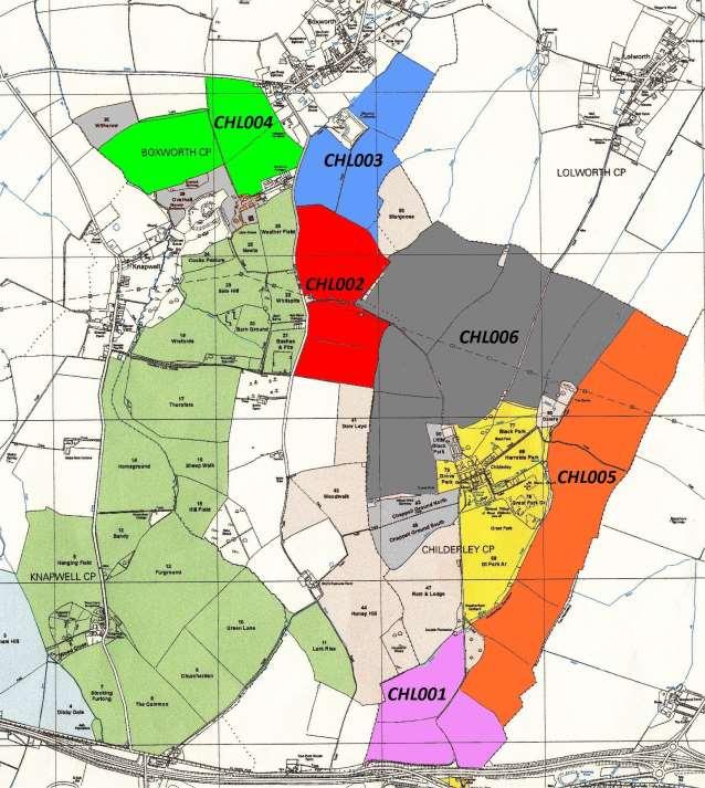 CAFG Grouped areas