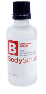 BBodyScrub Key Benefits : Remove unwanted coating Restore smoothness and glossiness of the surface