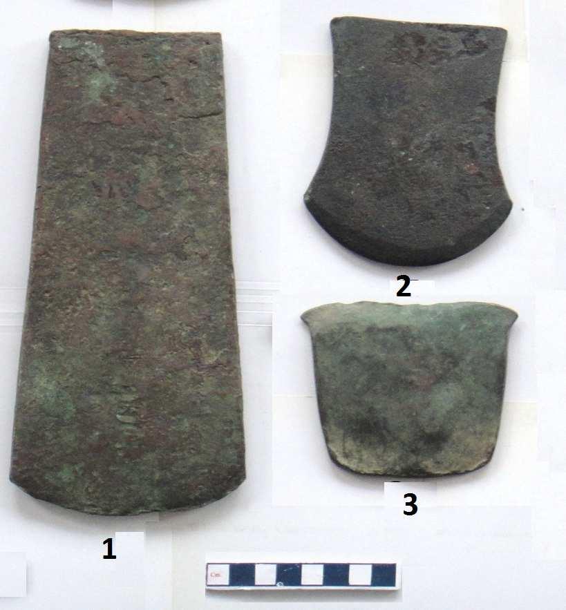 Shouldered Axe Some scholars have classified these axes in sub-variety of flat axes, however, the author called these items as shouldered axes on the basis of their shouldered wings.