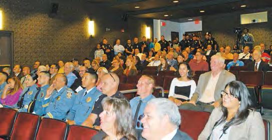 When coming up to speak at the podium, Cattano stated that since he was appointed Acting Deputy Chief, he strived to improve the quality of life in Perth Amboy.