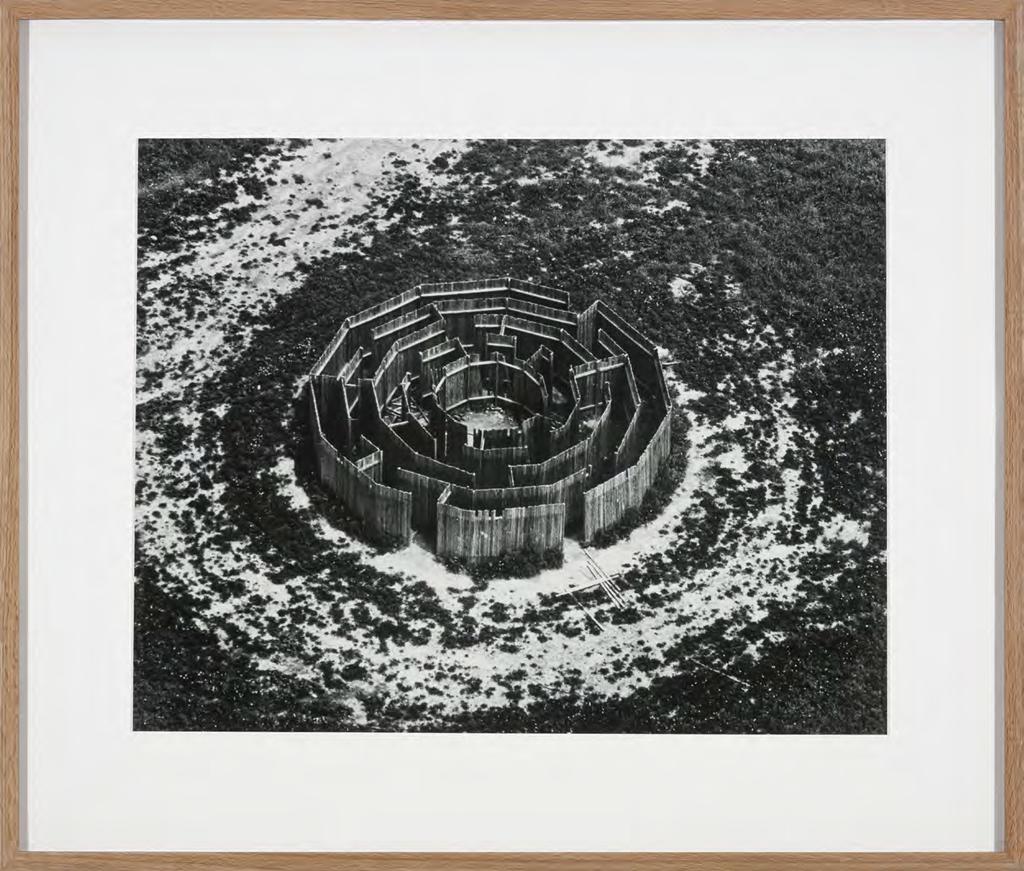 2: Maze: Aerial View, 1972 Gelatin silver print, unique