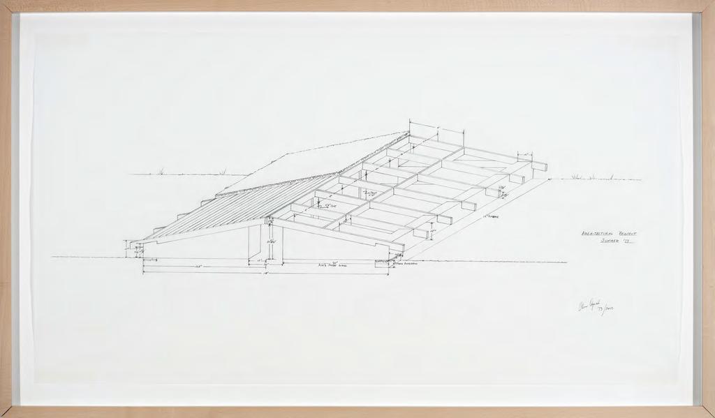 Architectural Project, Summer 73, (Low Building with