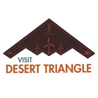 Desert Triangle In 2018 we continued our Desert Triangle partnership, which includes the Ridgecrest Area Convention and Visitors Bureau,