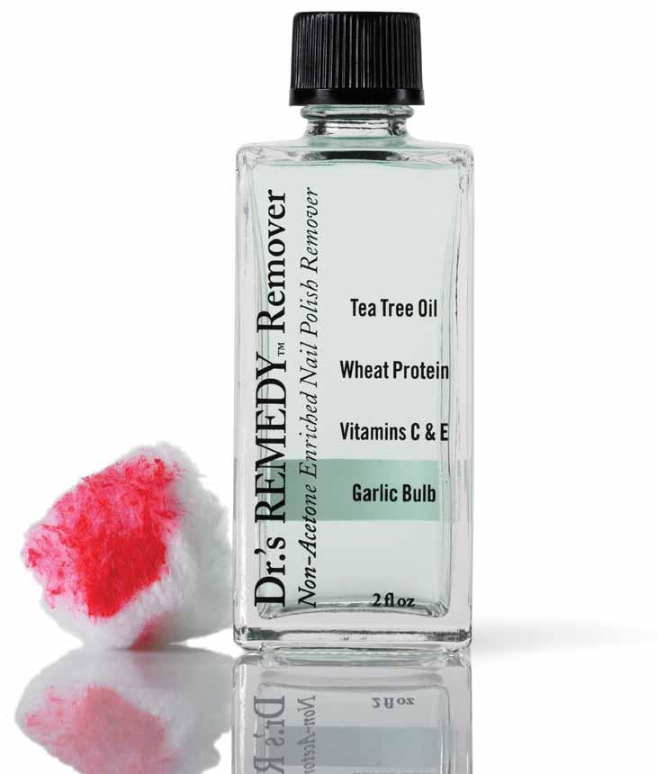 Remedy Remover Our non-acetone nail polish remover: enriched with naturally occurring anti fungal