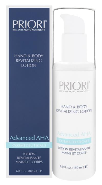 Hand & Body Revitalizing Lotion A Lightweight Body Lotion that Gently Exfoliates and Revitalizes Dry Skin Key Benefits Leaves skin soft, smooth & hydrated Reduces appearance of fine lines & wrinkles