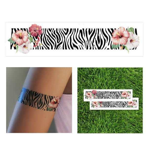 ANIMAL PRINT 2 PACK Zebra Bracelets