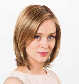 no protruding hair at the back of the neck Bob Styles MARIETTA MONO SF Caramel Root