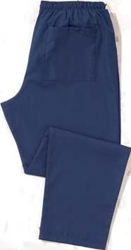 comfortable elasticated drawstring waist Unisex Back pocket 145gsm 65% polyester/35% cotton Machine washable and industrially launderable Inside leg: Short (S)