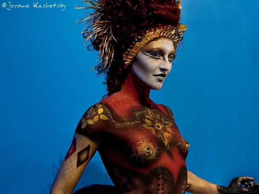 Annual Art World Expo Bodypaint Competition Artist Application 2014 Winner of the 2013