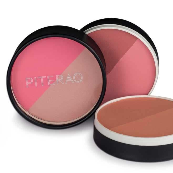 BLUSH LAC ROSE A duo tones to warm complexions pale and sublime those tanned. Sculpts the face, brightens the complexion, remove fatigue.