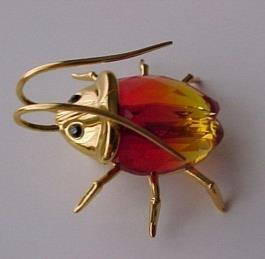 Product Name Object Beetle Amazar, fire-opal medium Swarovski code 240363/9601 011 401