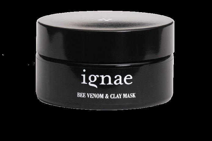 BEE VENOM & CLAY MASK Ignae s signature Face Mask is uniquely concentrated in clay, lactobionic acid, bee venom and thermal water from the Azores.