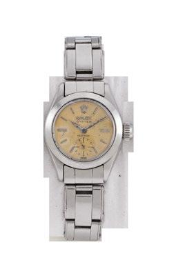 38,000-40,000 Lot 315 ROLEX Ref 6522, circa 1957 A lady s stainless