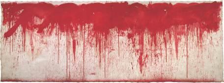 Hermann Nitsch, Spilling paint
