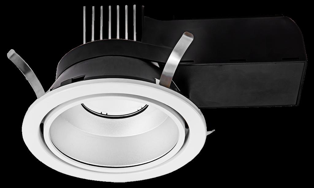 INTRODUCTION The Protec LED downlighter combines the latest LED technology with a comprehensive selection of attachments to provide retailers with a versatile product range that can be tailored to