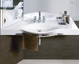 washbasins can be ordered made-to-measure from the factory.