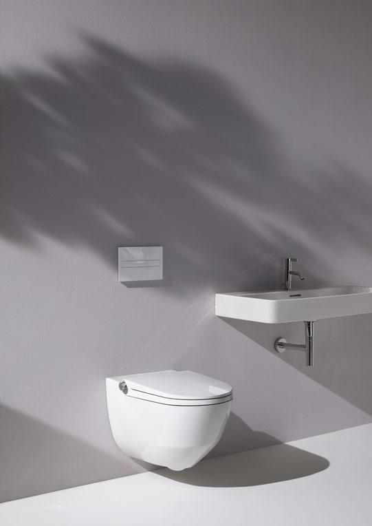 SHOWER TOILET CLEANET RIVA CLEANET RIVA shower toilet, rimless LIS installation