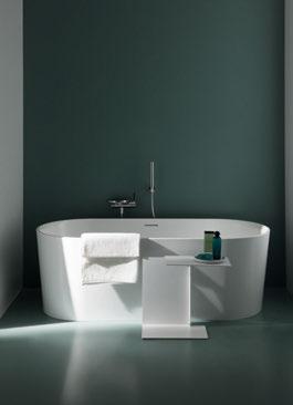 SENTEC BATHTUBS The force of nature is unexpectedly conjured up in a solid surface bathtub.