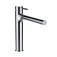 TWINPLUS Column single lever basin mixer, projection 180 mm, height at perlator 190 mm, fixed spout, without pop-up waste Column single lever basin mixer, projection 180 mm, height at perlator 240
