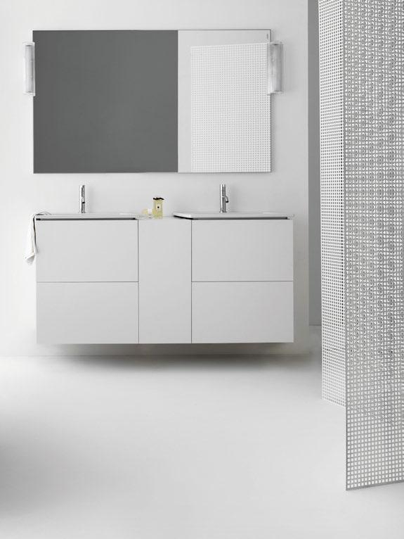 KARTELL BY LAUFEN combipack washbasin slim with vanity unit, 60;