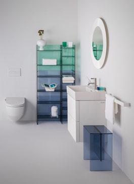 washbasin mixer; vanity unit; shelf Sound-rack ; mirror All
