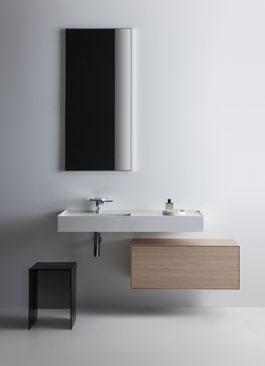 90 FRAME 25 Mirror 60 KARTELL BY LAUFEN wall-hung WC rimless ;