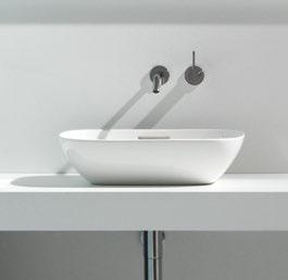 wall-mounted basin mixer with tray INO bowl