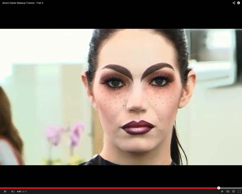 AESTHETICS COMPETITION: Make- up design Part 1: http://www.youtube.com/watch?