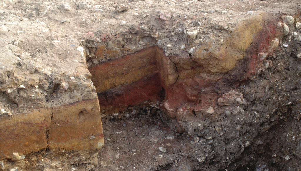 Within our trench the plan of occupation is beginning to clarify, revealing a tension between the Roman influence on alignments of the north-south street and the late Iron Age arrangements of