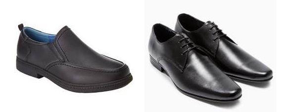 Shoes The uniform policy is plain black shoes, no