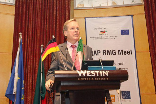 BUSINESS BGMEA seeks support to educate workers, owners on trade union Star Business Report Albrecht Conze, German ambassador, speaks at a seminar organised by Bangladesh German Chamber of Commerce