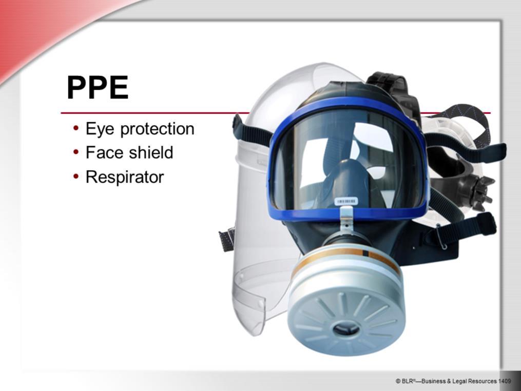 PPE is a very important part of exposure prevention. Sometimes, engineering and administrative controls alone aren t enough to prevent exposures. That s where PPE comes in.
