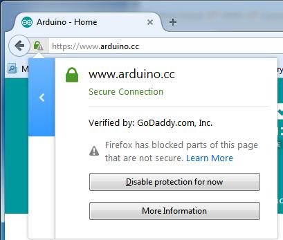 To figure out what certificate you need, go to the page you're trying to connect to, using your browser.