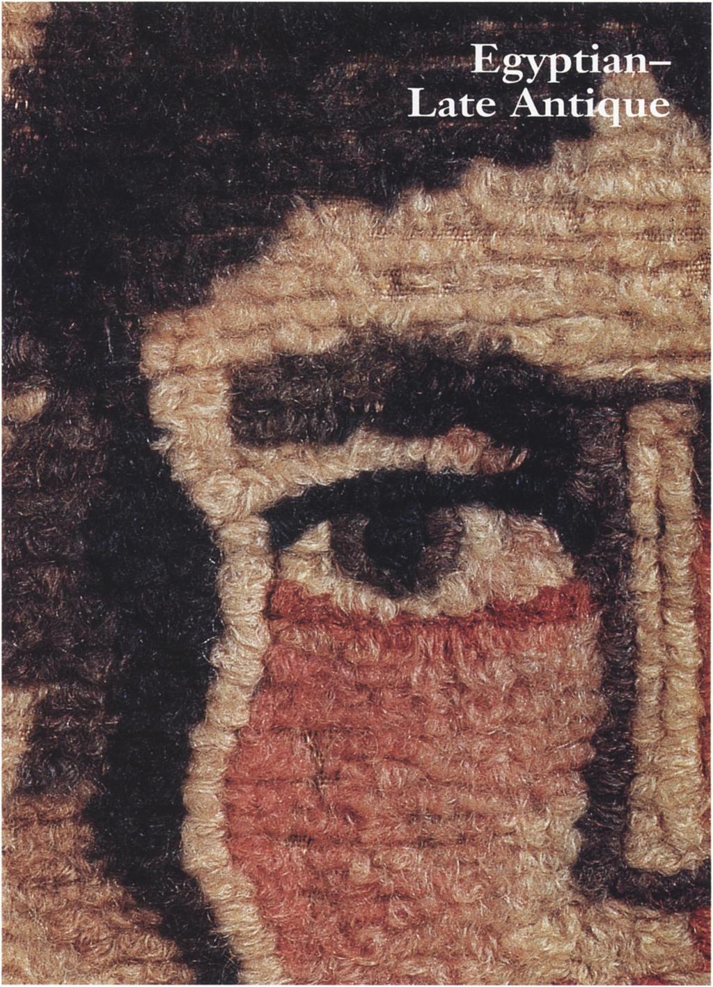 Personification of Luna, the Moon, or Head of Diana, Goddess of the Hunt Egypt, late 3rd-early 4th century A.D. Linen and wool, 22 x 2434 in. (56 x 63 cm). Gift of Helen Miller Gould, 1910 (10.130.