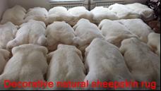 Each sheepskin is unique; however, we do our best to select them in
