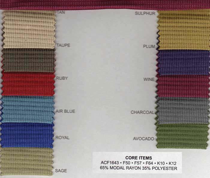 ACF1643 Ribbed shirt- new Fall/winter 2008/09 colors Long