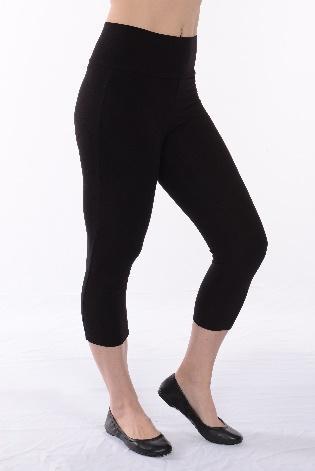 LAVISH CAPRI LEGGING C12 XS-XL $60 16-22 $65 Silky, soft viscose is comfortable and slimming 10% lycra helps in keep its shape High-waist, inseam is 21 VISCOSE from Bamboo is silky soft, breathable,